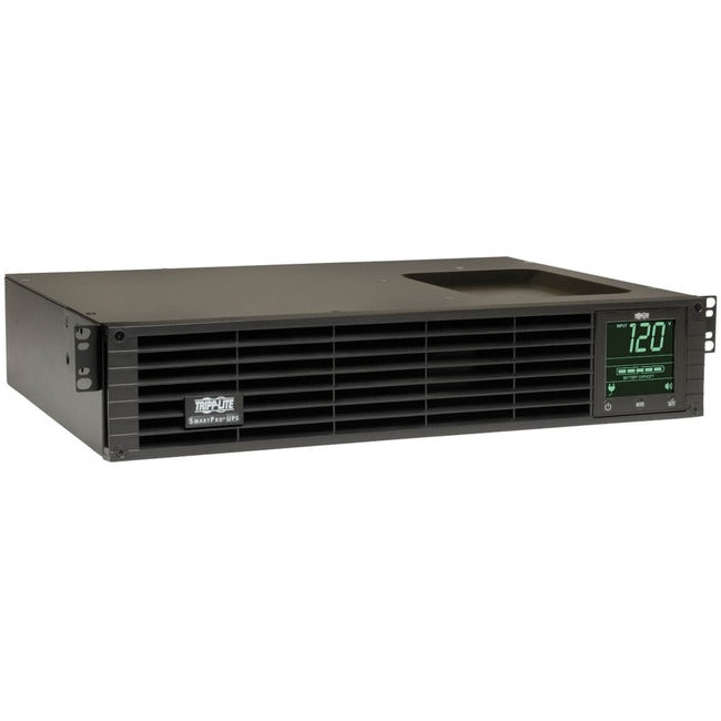 Eaton SMART1000RM2U Tripp Lite by Eaton UPS SmartPro 120V 1kVA 800W Line-Interactive Sine Wave UPS 2U Rack/Tower Network Card Options LCD USB DB9 6 Outlets