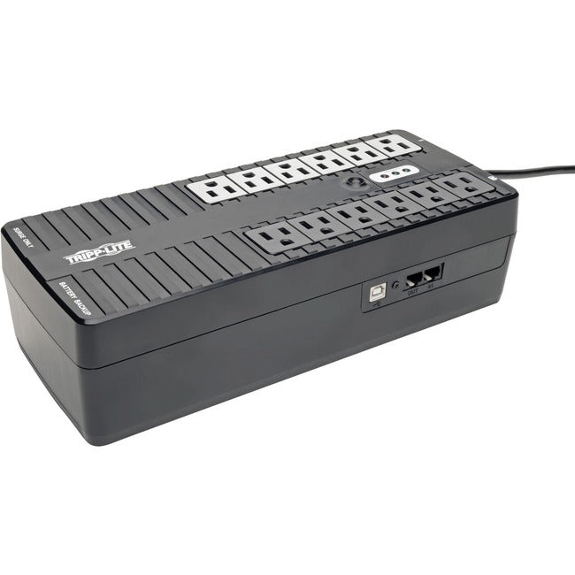 Eaton INTERNET750U Tripp Lite by Eaton UPS 750VA 450W Standby UPS - 12 NEMA 5-15R Outlets 120V 50/60 Hz USB 5-15P Plug Desktop / Wall Mount