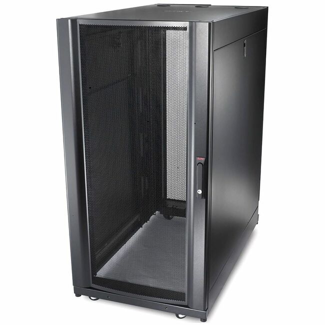 APC by Schneider Electric AR3104SP1 APC NetShelter SX, Server Rack Enclosure, 24U, Shock Packaging, 1250 lbs, Black, 1200H x 600W x 1070D mm [TAA]