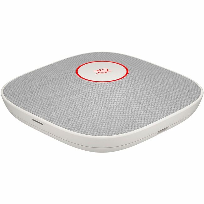 HP B22X4AA#AC3 Micrófono Poly Studio A2 con cable para sala de reuniones, sala de conferencias - Blanco