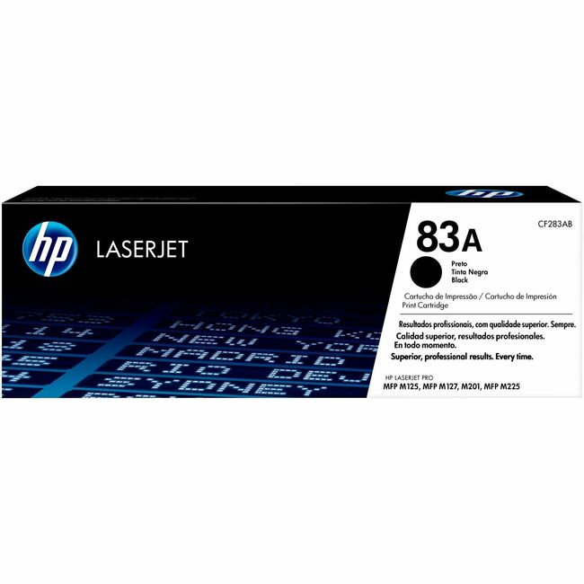 HP I CF283A Cartucho de Tóner Láser Original HP 83A - Paquete Individual - Negro - 1 Pieza