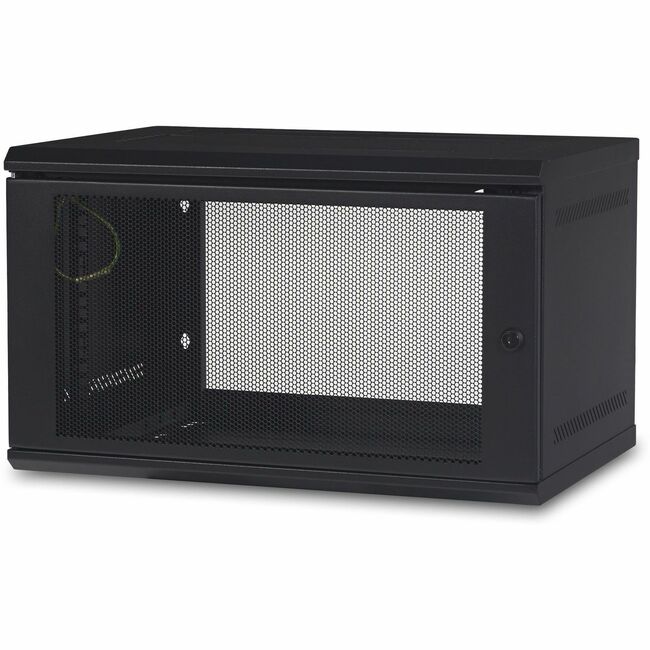 APC by Schneider Electric AR106 APC NetShelter 6U Wallmount Rack Enclosure Cabinet, Single Hinged, Switch Depth, Unassembled