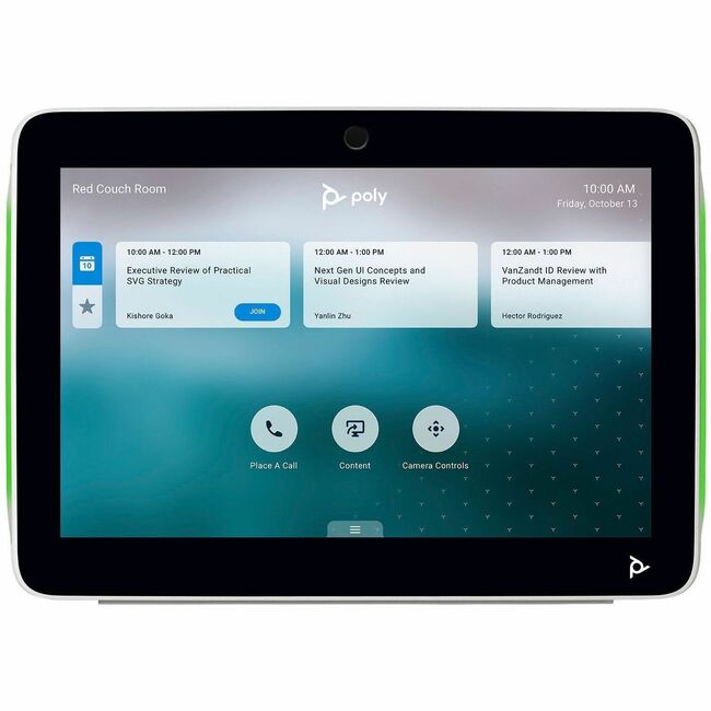 HP 973G1AA#AC3 Poly TC10 Controlador Táctil Blanco GSA/TAA