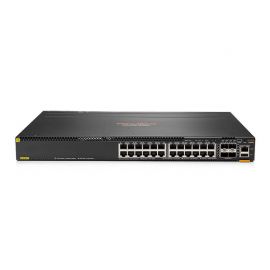 HPE JL658A Switch Aruba 6300M de 24 puertos SFP+ y 4 puertos SFP56 - 24 puertos - Administrable - Compatible con 3 capas - Modular - Consumo de energía de 85 W - Fibra óptica - 1U de altura - Montaje en bastidor