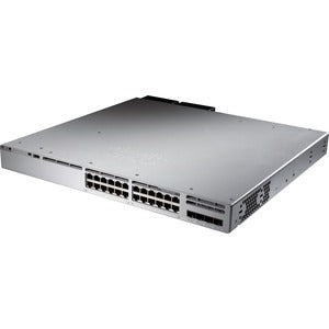 Cisco C9300L-24P-4G-E Catalyst 9300 Enlaces ascendentes fijos puertos PoE+, enlaces ascendentes 4X1G, Network Essentials - 24 puertos - Administrable - Gigabit Ethernet - 1000Base-T - Compatible con 3 capas - Modular - 4 ranuras SFP - Par trenzado