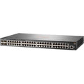 HPE Aruba JL260A Switch 2930F 48G 4SFP - 48 puertos - Administrable - Gigabit Ethernet - 1000Base-X, 10/100/1000Base-TX - Compatible con 3 capas - Modular - 4 ranuras SFP - Par trenzado, fibra óptica