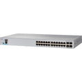 Cisco WS-C2960L-24TQ-LL Switch Ethernet Catalyst - 24 puertos - Administrable - Gigabit Ethernet - 10/100/1000Base-T, 10GBase-X - Compatible con 4 capas - Modular - Fuente de alimentación - Par trenzado, fibra óptica