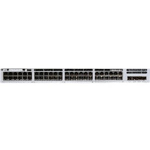 Cisco C9300L-48T-4G-E Switch Catalyst - 48 puertos - Administrable - Gigabit Ethernet - 1000Base-T, 1000Base-X - Compatible con 3 capas - Modular - 4 ranuras SFP - Consumo de energía de 350 W - Par trenzado, fibra óptica - Montaje en bastidor