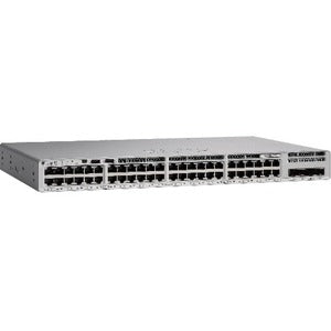 Cisco C9200L-48T-4G-E Catalyst 9200 Switch de capa 3 - 48 puertos - Administrable - Compatible con 3 capas - Modular - 4 ranuras SFP - Par trenzado, fibra óptica