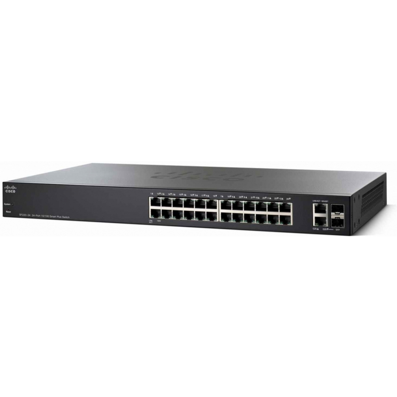 Cisco SF220-24-K9 Small Business Gestionado L2 Fast Ethernet (10/100) Negro