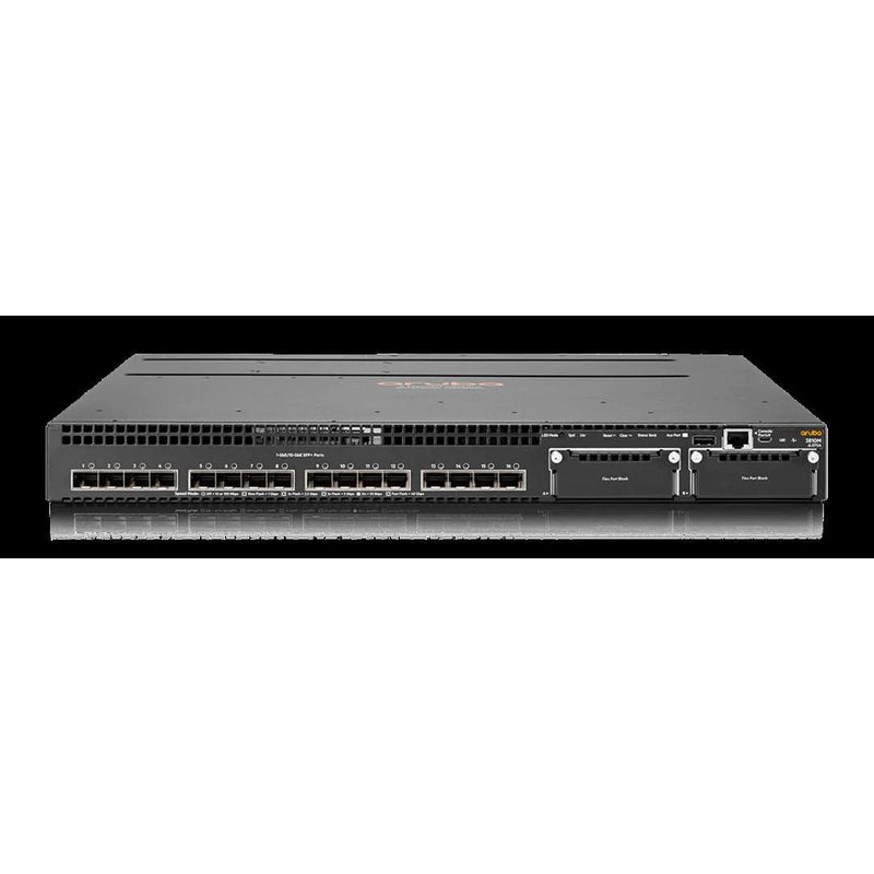 HPE Aruba JL075A Switch 3810M 16SFP+ de 2 ranuras - Administrable - 10 Gigabit Ethernet - 10GBase-X - Compatible con 3 capas - Modular - Fibra óptica - 1U de alto - Montable en rack