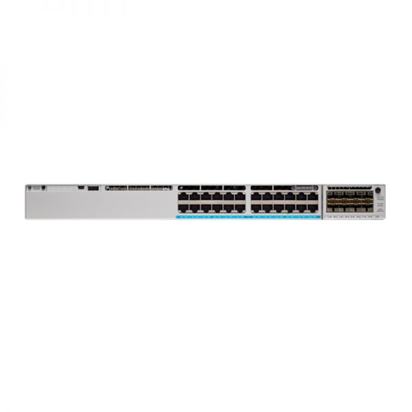 Cisco C9300-24U-E Catalyst 9300 UPOE de 24 puertos, Network Essentials - 24 puertos - Administrable - Gigabit Ethernet - Compatible con 2 capas - Par trenzado - Montable en rack