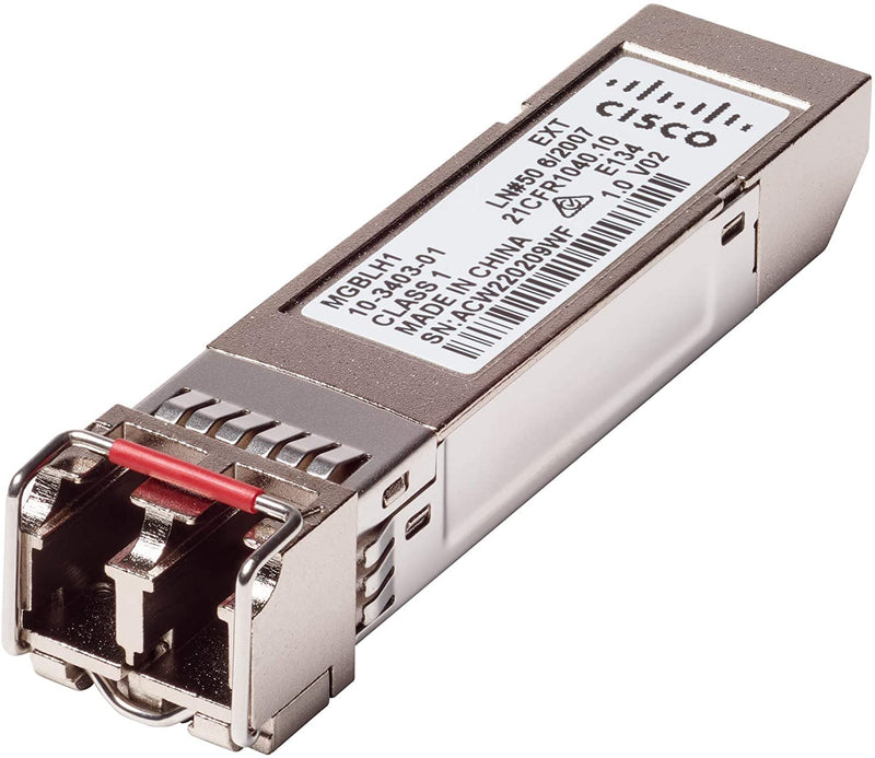 Cisco Transceptor MGBLH1 SFP de Cisco con Gigabit Ethernet (GbE) 1000BASE-LH Mini-GBIC (MGBLH1)