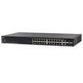 Cisco SG550X-24-K9 Gestionado L3 Gigabit Ethernet (10/100/1000) 1U Negro