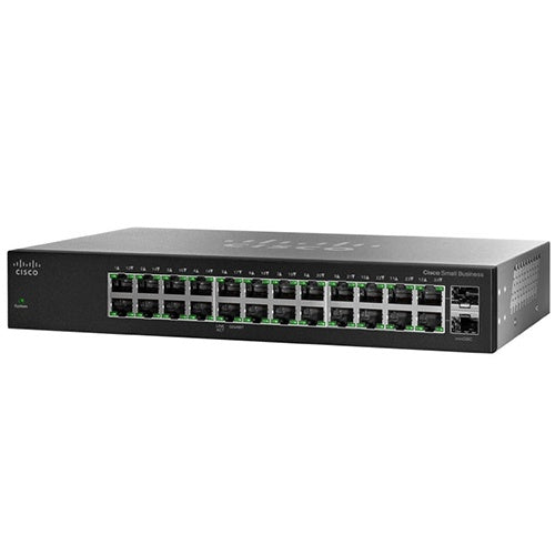 Cisco SG112-24 Switch No administrado L2 Gigabit Ethernet (10/100/1000) 1U Negro