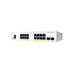 Cisco C1000-16T-E-2G-L Switch Ethernet Catalyst C1000-16T - 16 puertos - Administrable - Compatible con 2 capas - Modular - 2 ranuras SFP - Par trenzado, fibra óptica