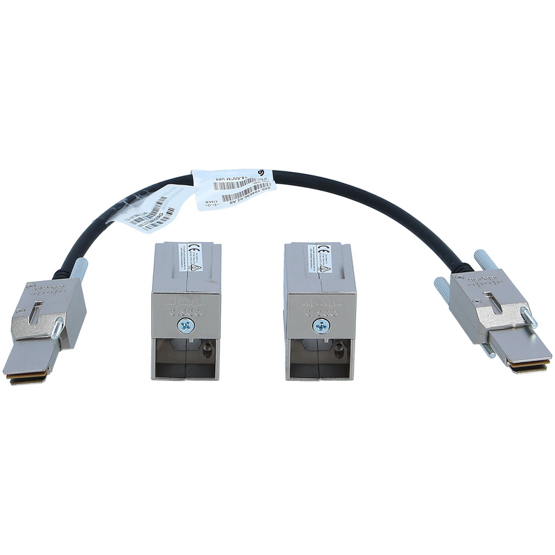 Cisco C9200L-STACK-KIT cable de fibra óptica 0.48 m Negro, Gris