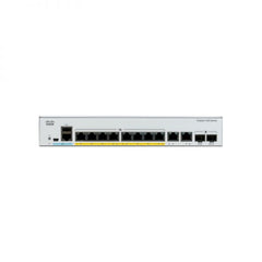 Cisco C1000-8FP-E-2G-L Switch Ethernet Catalyst - 8 puertos - Administrable - Compatible con 2 capas - Modular - 2 ranuras SFP - Par trenzado, Fibra óptica