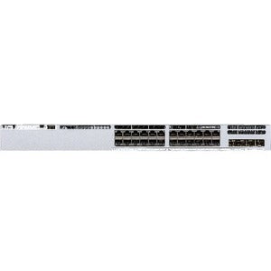 Cisco C9300L-24T-4G-E Cisco Catalyst 9300L-24T-4G-E Switch - 24 puertos - Administrable - Compatible con 3 capas - Modular - 4 ranuras SFP - Par trenzado, fibra óptica - Montable en rack - Garantía limitada de por vida NETWORK ESSENTIALS 4X1G UPLINK