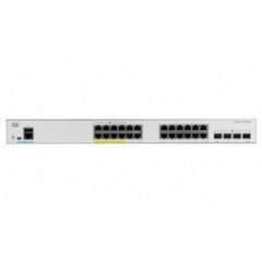 Cisco C1000-24P-4X-L Switch Ethernet Catalyst C1000-24P - 24 puertos - Administrable - Compatible con 2 capas - Modular - Par trenzado, fibra óptica