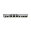 Cisco WS-C3560CX-12PC-S Switch de capa 3 560CX-12PC-S - 12 puertos - Administrable - 10/100/1000Base-T, 1000Base-X - Compatible con 3 capas - 2 ranuras SFP - Puertos PoE - Escritorio, Montable en rack, Montable en riel